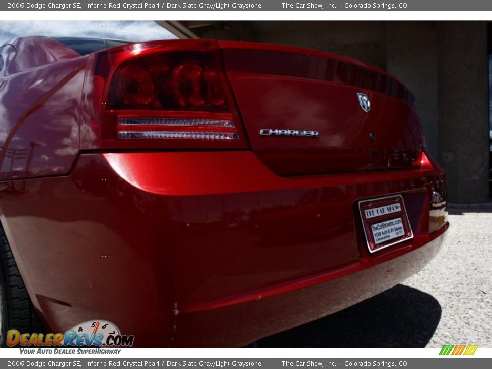 2006 Dodge Charger SE Inferno Red Crystal Pearl / Dark Slate Gray/Light Graystone Photo #16