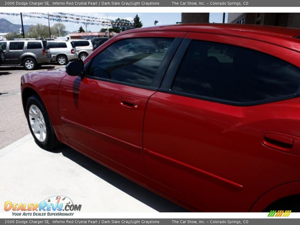 2006 Dodge Charger SE Inferno Red Crystal Pearl / Dark Slate Gray/Light Graystone Photo #17