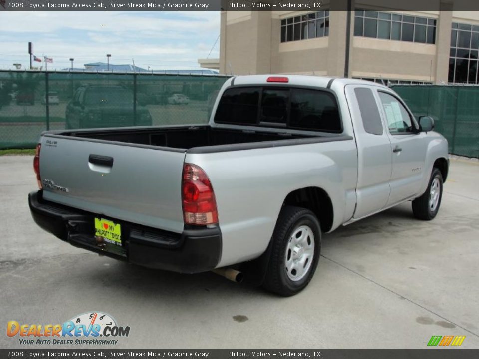 2008 Toyota Tacoma Access Cab Silver Streak Mica / Graphite Gray Photo #3
