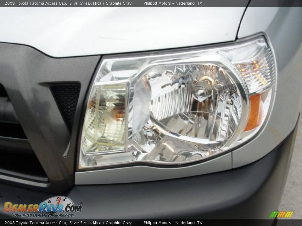 2008 Toyota Tacoma Access Cab Silver Streak Mica / Graphite Gray Photo #10