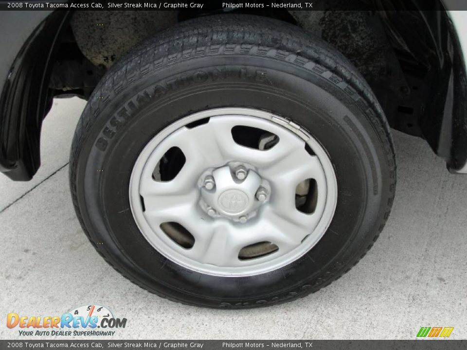 2008 Toyota Tacoma Access Cab Silver Streak Mica / Graphite Gray Photo #13