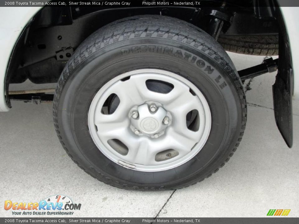 2008 Toyota Tacoma Access Cab Silver Streak Mica / Graphite Gray Photo #14