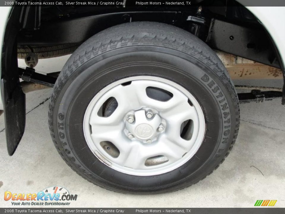 2008 Toyota Tacoma Access Cab Silver Streak Mica / Graphite Gray Photo #15