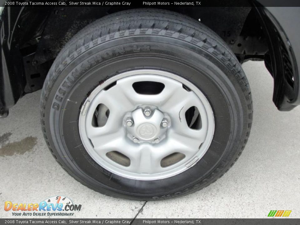 2008 Toyota Tacoma Access Cab Silver Streak Mica / Graphite Gray Photo #16