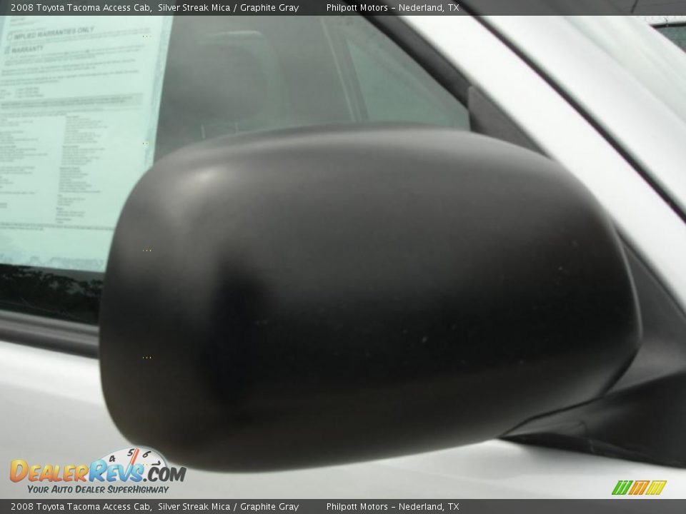 2008 Toyota Tacoma Access Cab Silver Streak Mica / Graphite Gray Photo #17