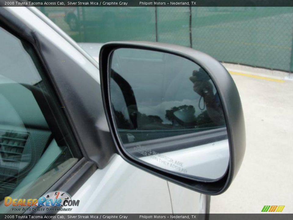 2008 Toyota Tacoma Access Cab Silver Streak Mica / Graphite Gray Photo #18