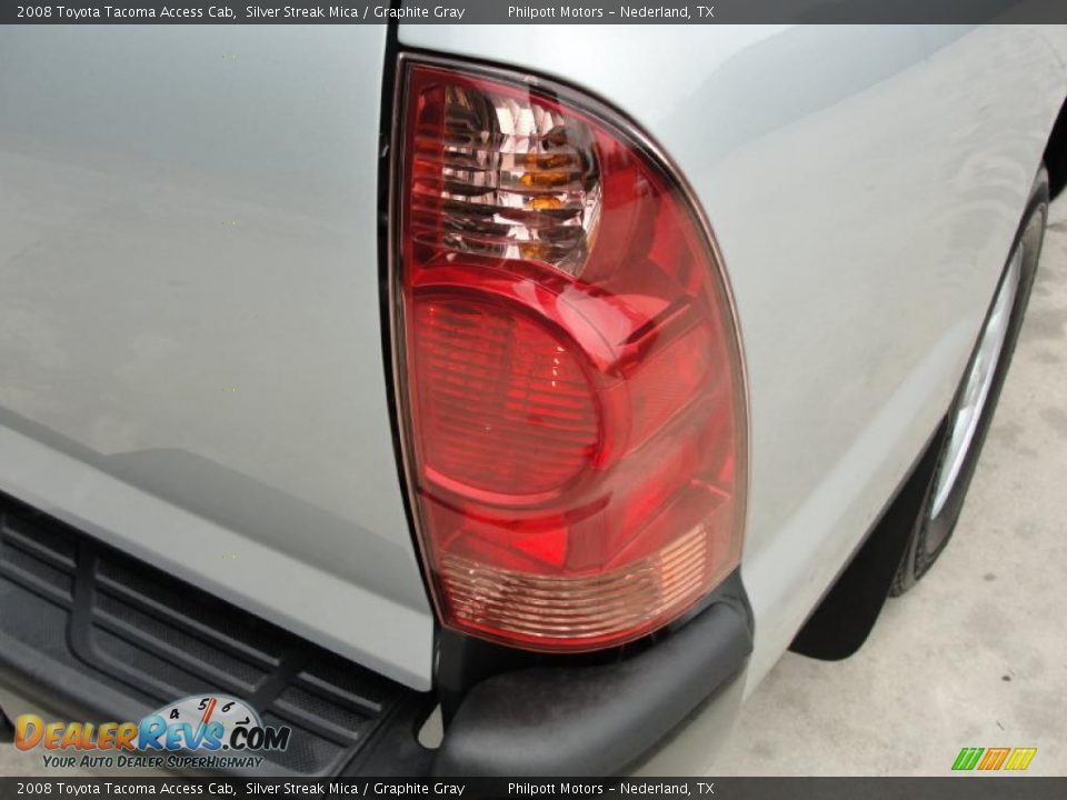 2008 Toyota Tacoma Access Cab Silver Streak Mica / Graphite Gray Photo #19