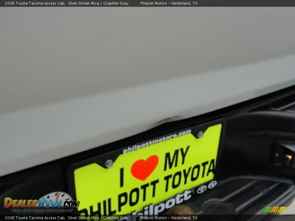 2008 Toyota Tacoma Access Cab Silver Streak Mica / Graphite Gray Photo #22