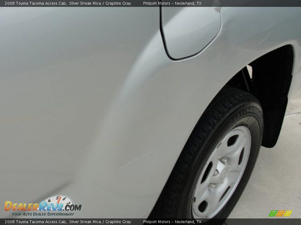 2008 Toyota Tacoma Access Cab Silver Streak Mica / Graphite Gray Photo #25