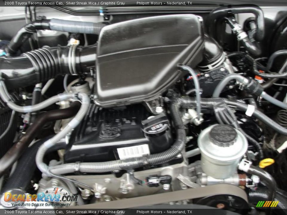 2008 Toyota Tacoma Access Cab Silver Streak Mica / Graphite Gray Photo #26