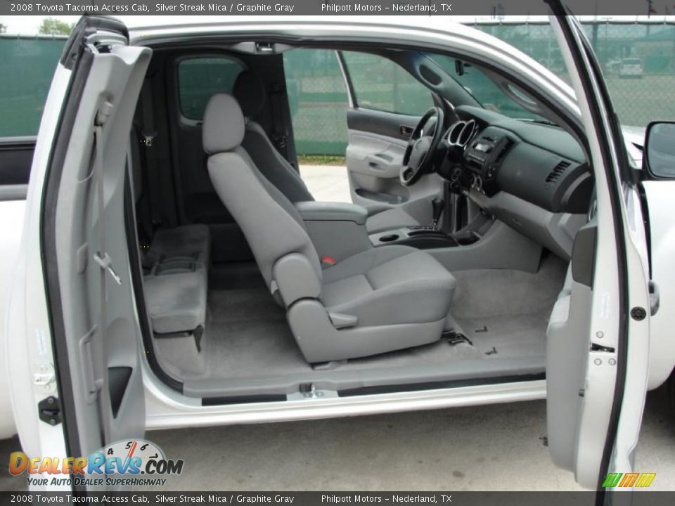 2008 Toyota Tacoma Access Cab Silver Streak Mica / Graphite Gray Photo #27