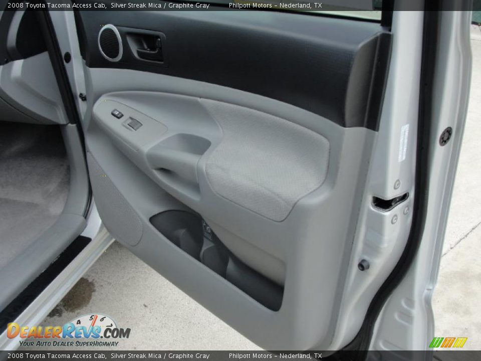 2008 Toyota Tacoma Access Cab Silver Streak Mica / Graphite Gray Photo #28