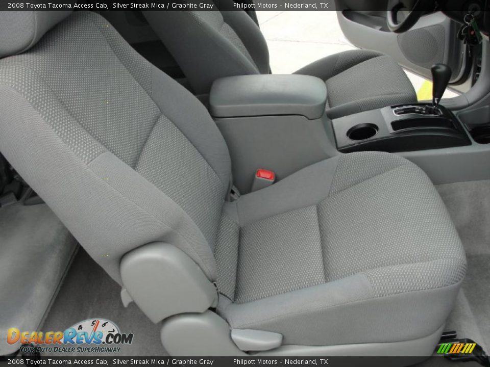 2008 Toyota Tacoma Access Cab Silver Streak Mica / Graphite Gray Photo #30