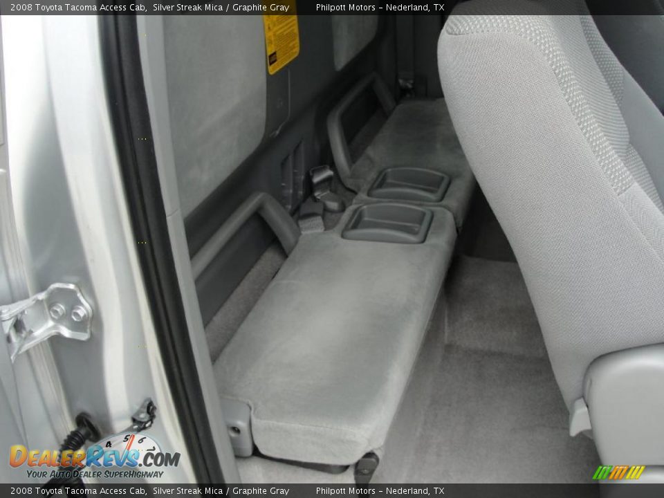 2008 Toyota Tacoma Access Cab Silver Streak Mica / Graphite Gray Photo #31