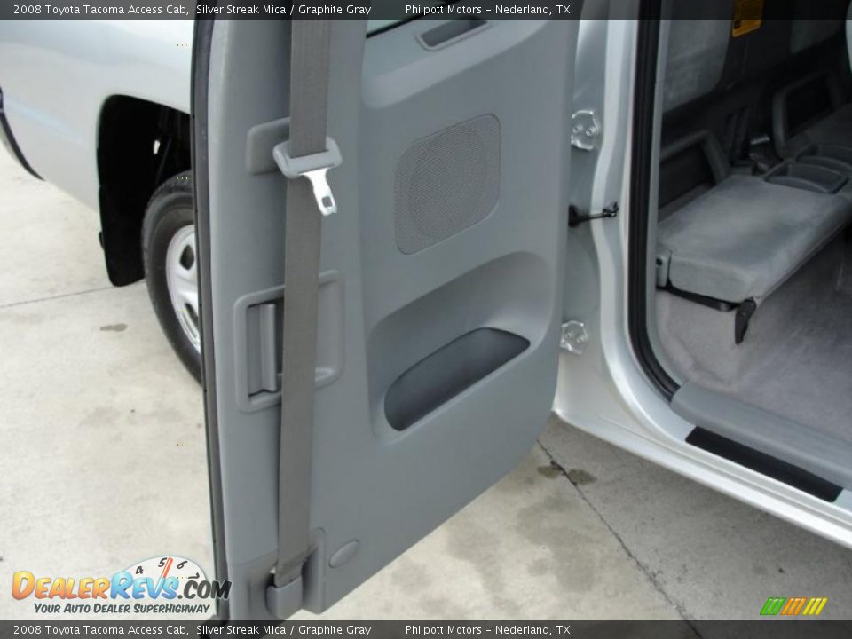 2008 Toyota Tacoma Access Cab Silver Streak Mica / Graphite Gray Photo #32