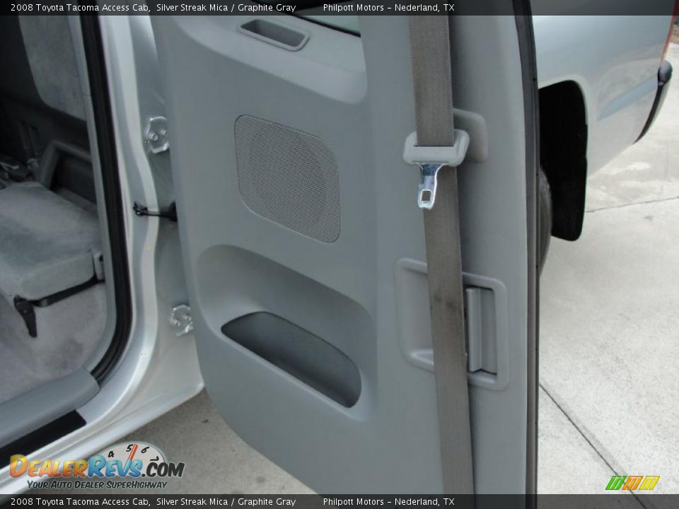 2008 Toyota Tacoma Access Cab Silver Streak Mica / Graphite Gray Photo #34