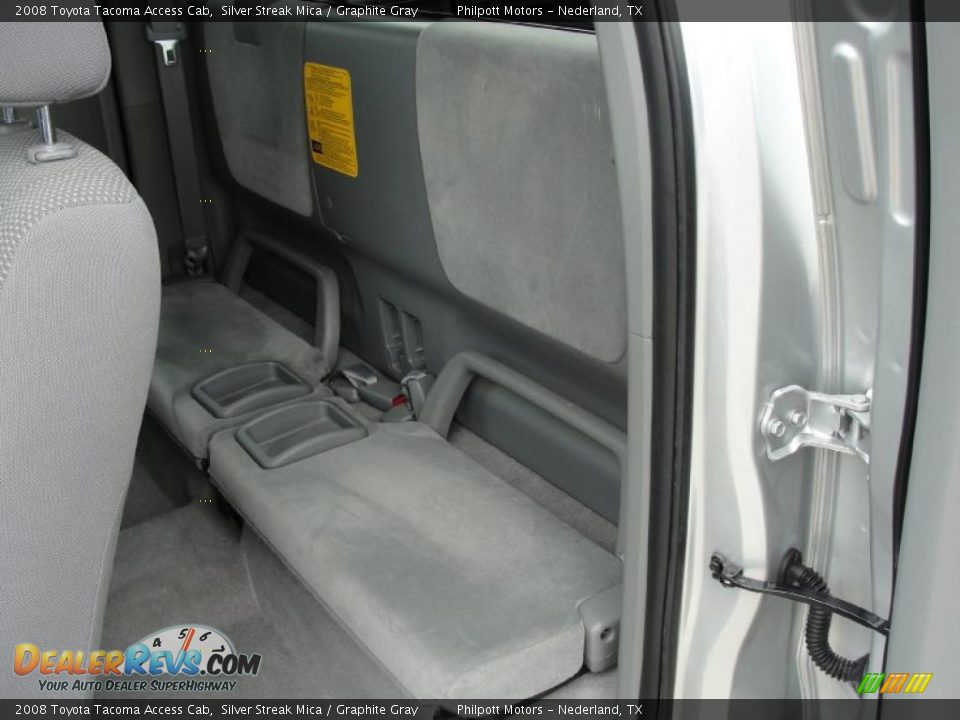 2008 Toyota Tacoma Access Cab Silver Streak Mica / Graphite Gray Photo #35
