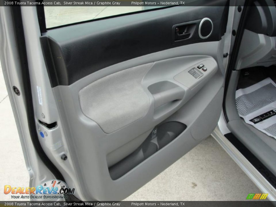 2008 Toyota Tacoma Access Cab Silver Streak Mica / Graphite Gray Photo #36