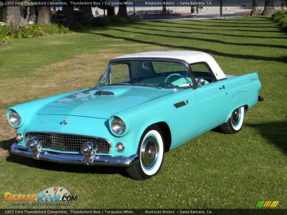 1955 Turquoise ford thunderbird #3