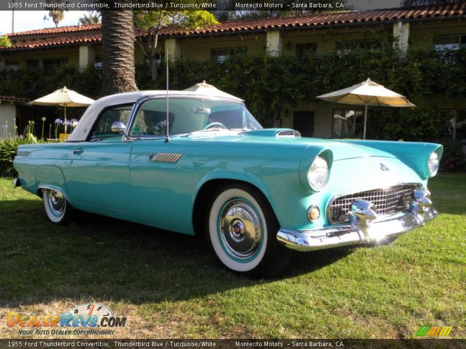 1955 Turquoise ford thunderbird #4