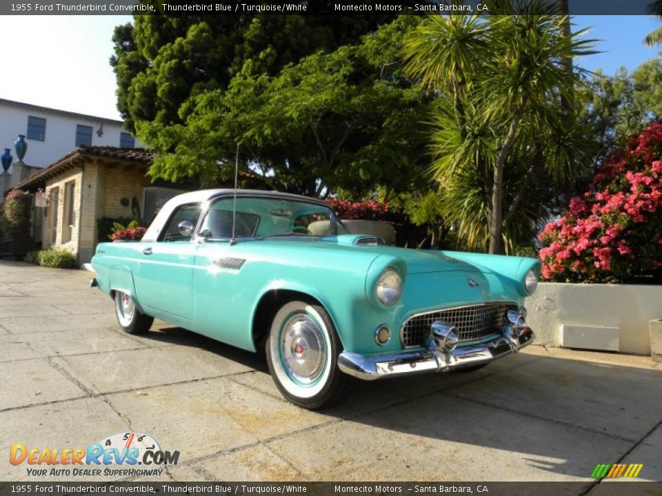 1955 Turquoise ford thunderbird #9