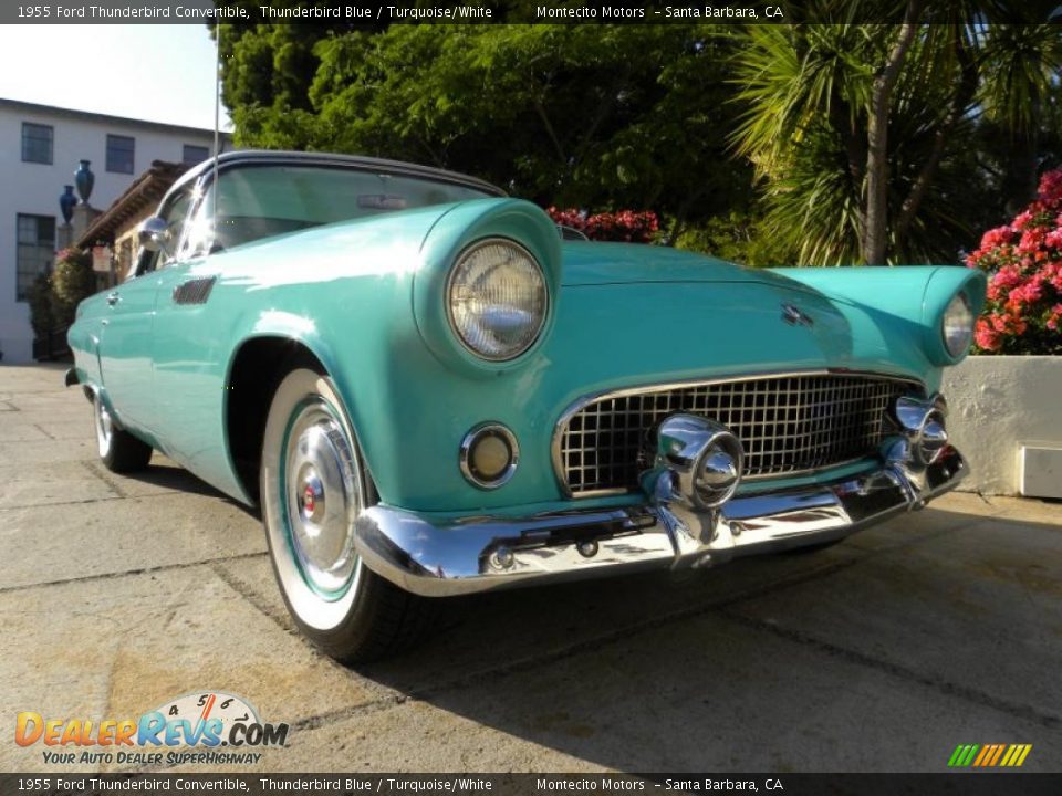 1955 Turquoise ford thunderbird #10