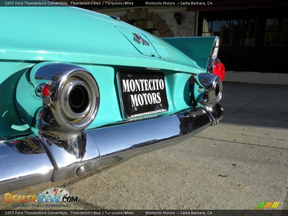 1955 Ford Thunderbird Convertible Thunderbird Blue / Turquoise/White Photo #25