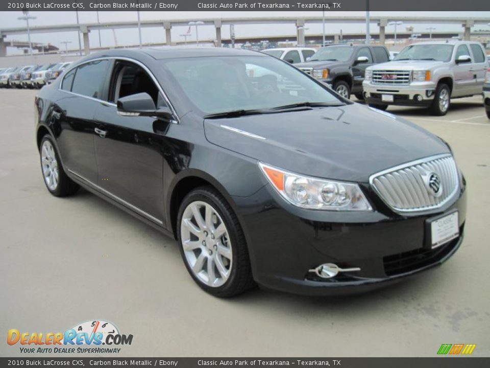 2010 Buick LaCrosse CXS Carbon Black Metallic / Ebony Photo #2