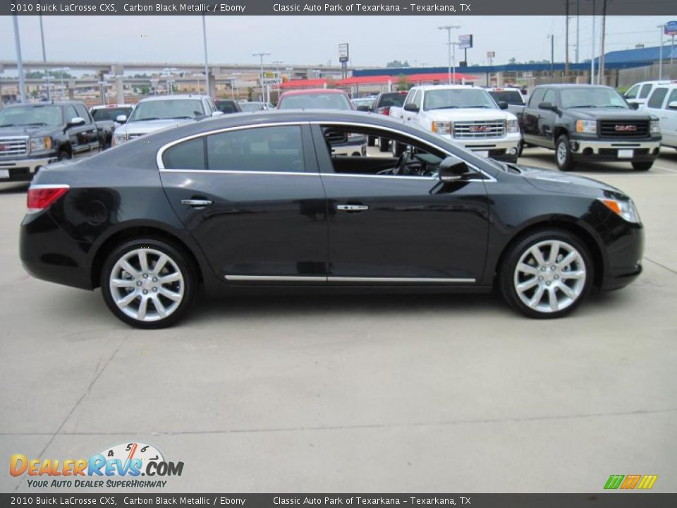 2010 Buick LaCrosse CXS Carbon Black Metallic / Ebony Photo #4