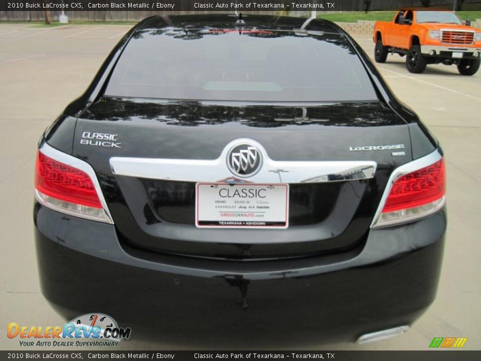 2010 Buick LaCrosse CXS Carbon Black Metallic / Ebony Photo #6