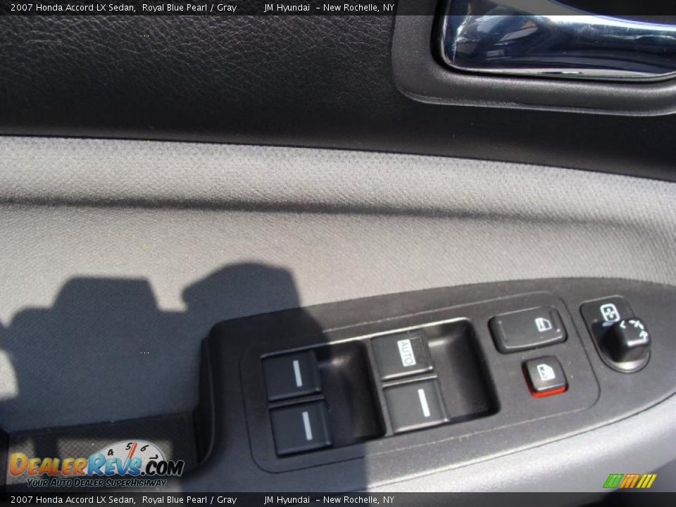 2007 Honda Accord LX Sedan Royal Blue Pearl / Gray Photo #11