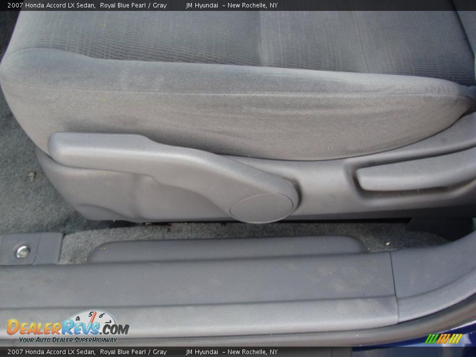 2007 Honda Accord LX Sedan Royal Blue Pearl / Gray Photo #13