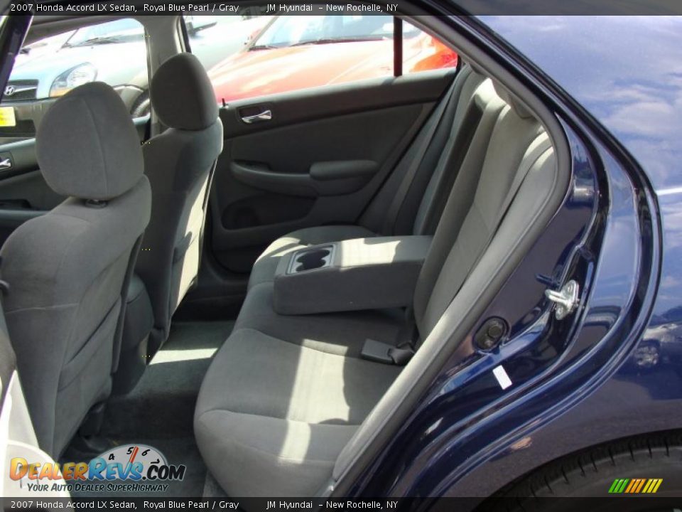 2007 Honda Accord LX Sedan Royal Blue Pearl / Gray Photo #17