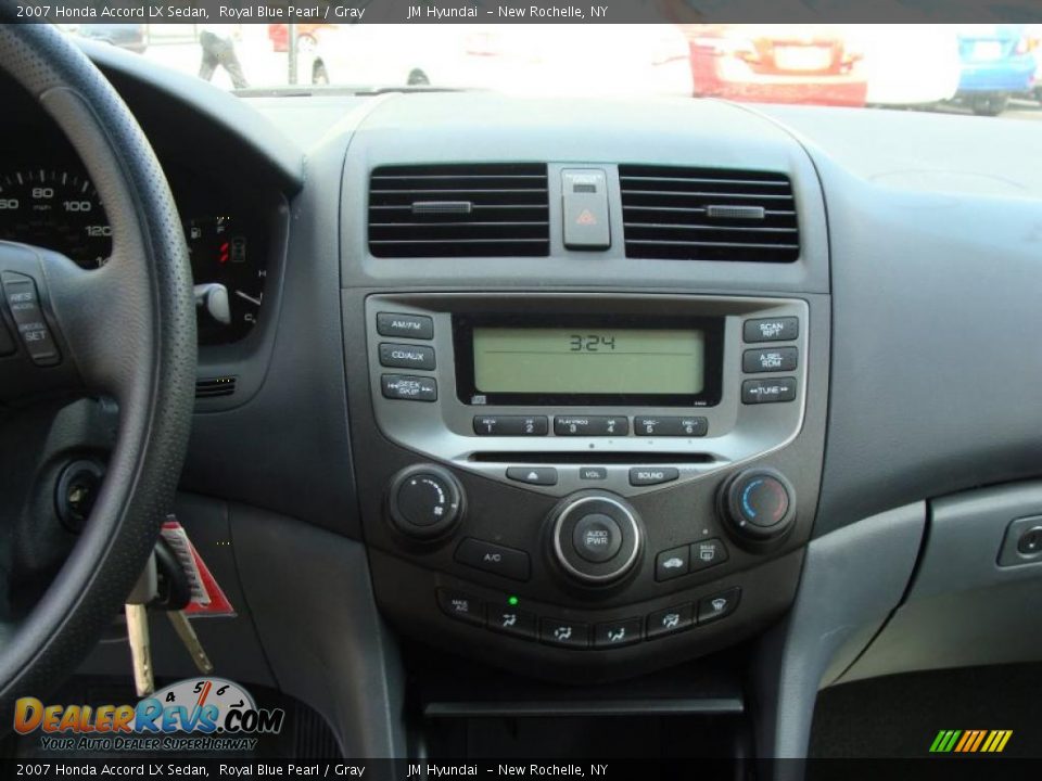 2007 Honda Accord LX Sedan Royal Blue Pearl / Gray Photo #21