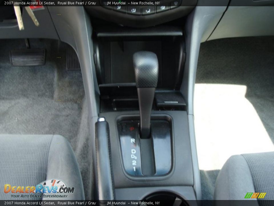 2007 Honda Accord LX Sedan Royal Blue Pearl / Gray Photo #22
