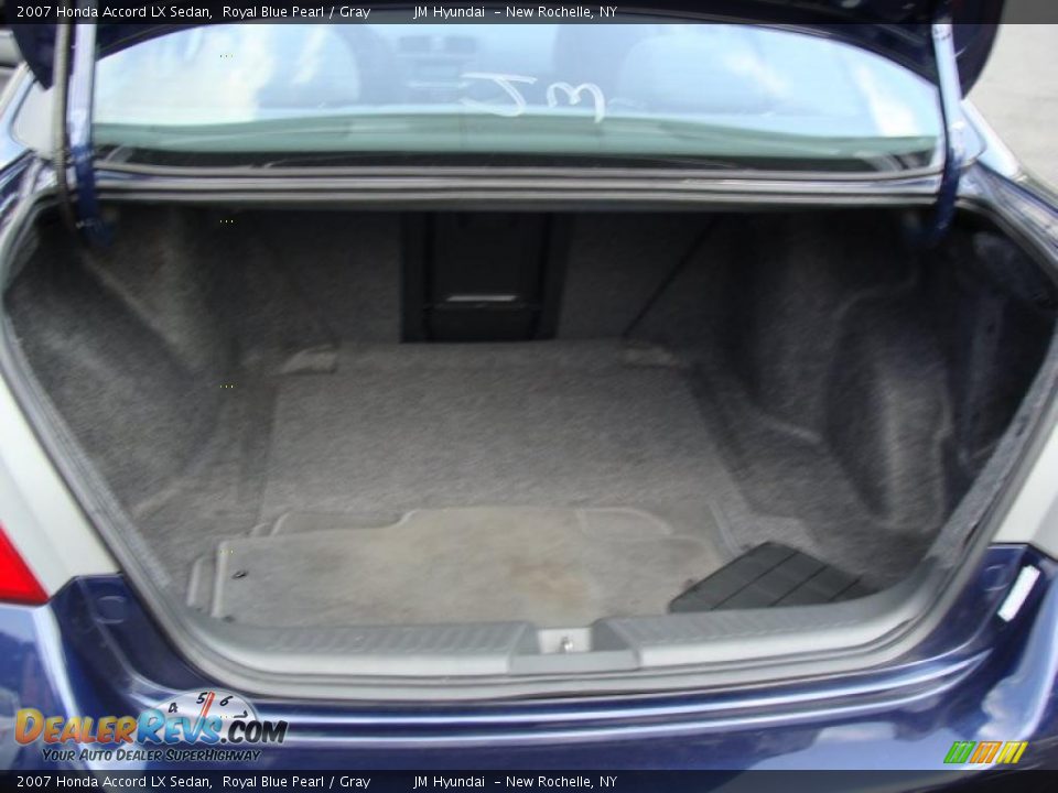 2007 Honda Accord LX Sedan Royal Blue Pearl / Gray Photo #23