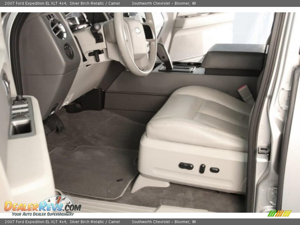 2007 Ford Expedition EL XLT 4x4 Silver Birch Metallic / Camel Photo #4