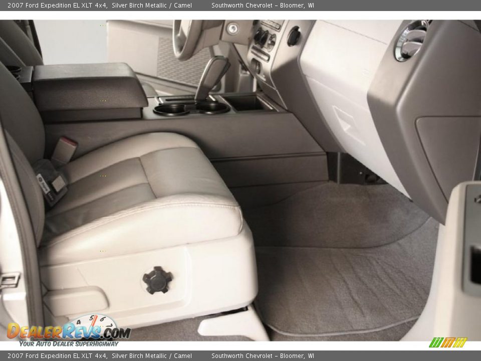2007 Ford Expedition EL XLT 4x4 Silver Birch Metallic / Camel Photo #5