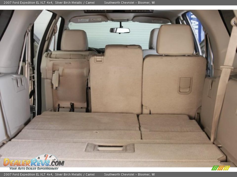 2007 Ford Expedition EL XLT 4x4 Silver Birch Metallic / Camel Photo #13