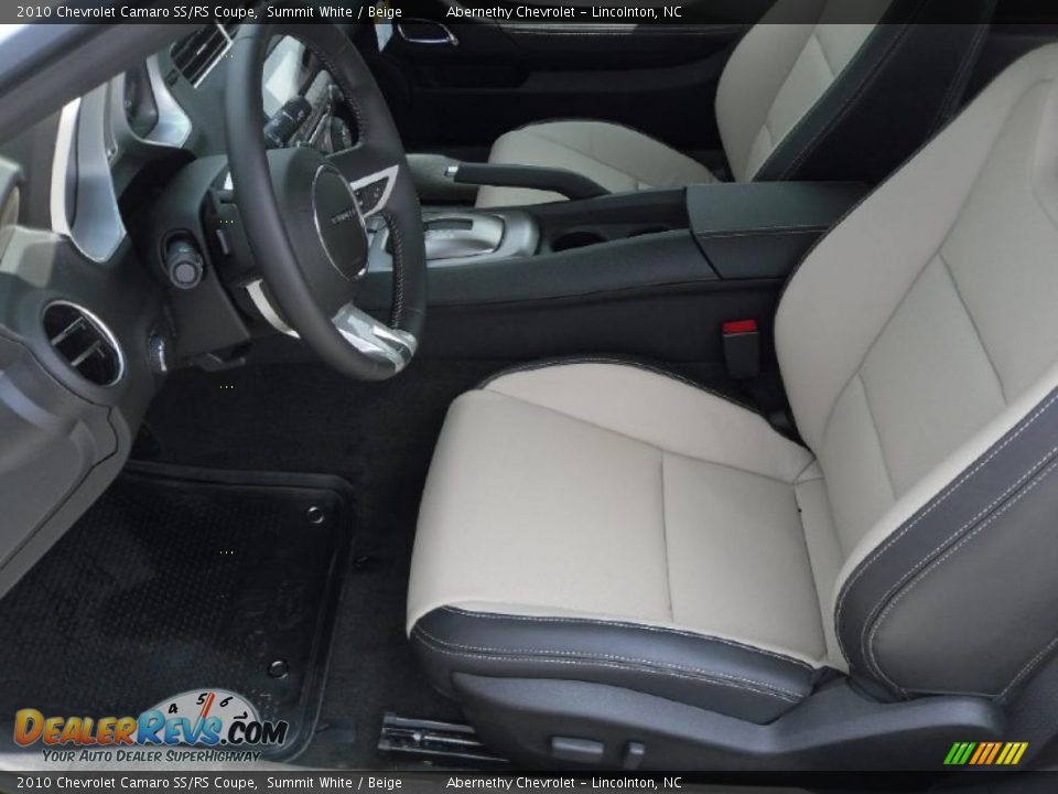 2010 Chevrolet Camaro SS/RS Coupe Summit White / Beige Photo #7