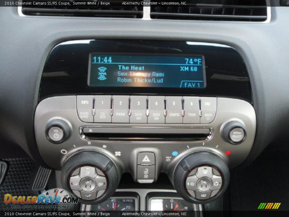 2010 Chevrolet Camaro SS/RS Coupe Summit White / Beige Photo #10