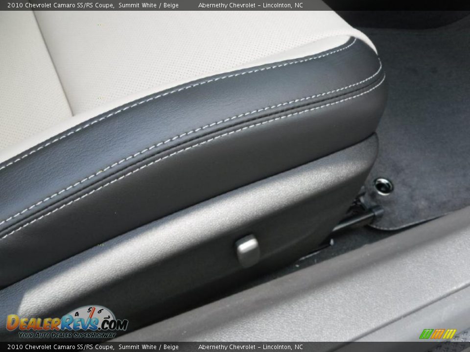 2010 Chevrolet Camaro SS/RS Coupe Summit White / Beige Photo #17
