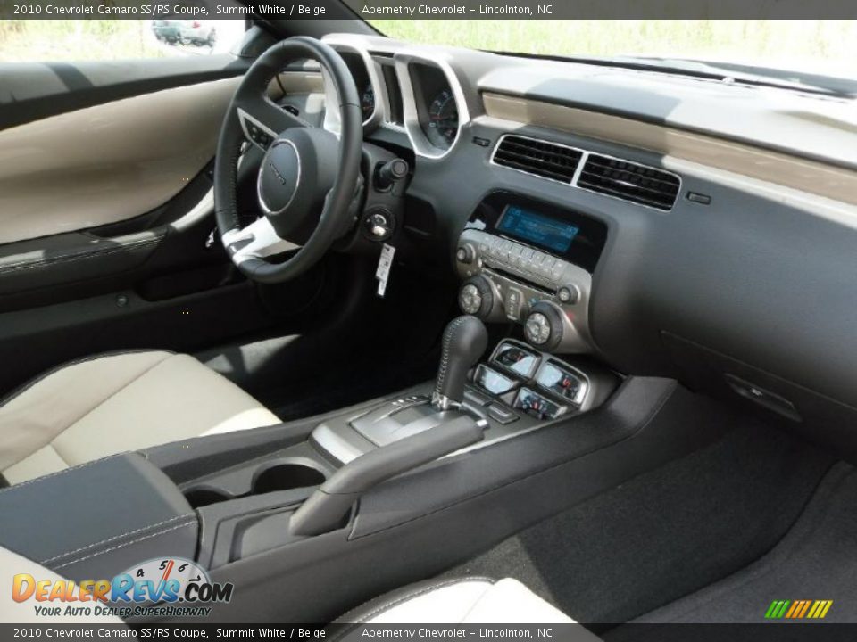 2010 Chevrolet Camaro SS/RS Coupe Summit White / Beige Photo #19