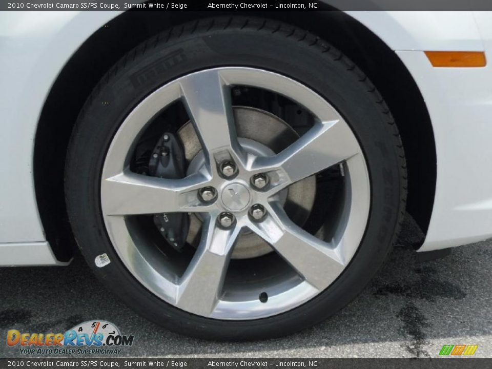 2010 Chevrolet Camaro SS/RS Coupe Summit White / Beige Photo #21