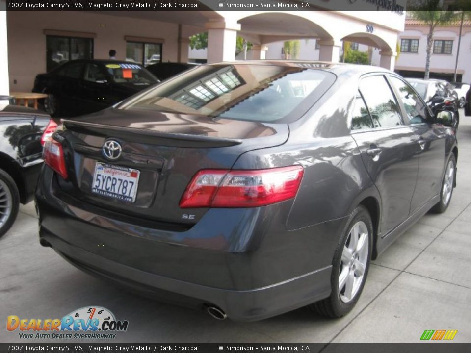 2007 Toyota Camry SE V6 Magnetic Gray Metallic / Dark Charcoal Photo #3