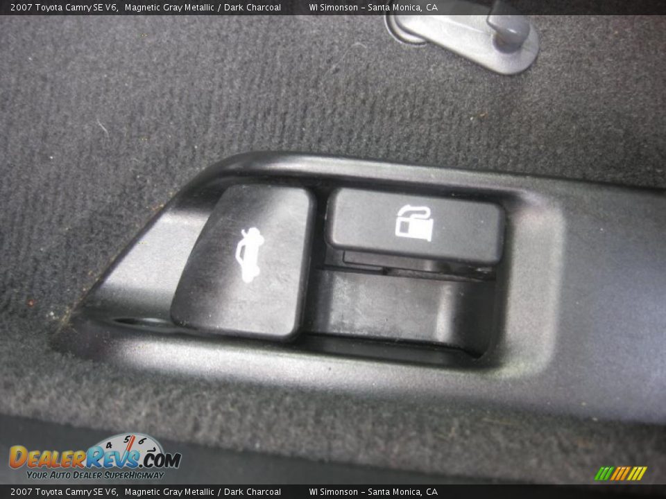 2007 Toyota Camry SE V6 Magnetic Gray Metallic / Dark Charcoal Photo #10