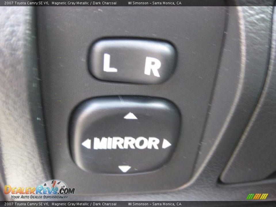 2007 Toyota Camry SE V6 Magnetic Gray Metallic / Dark Charcoal Photo #11