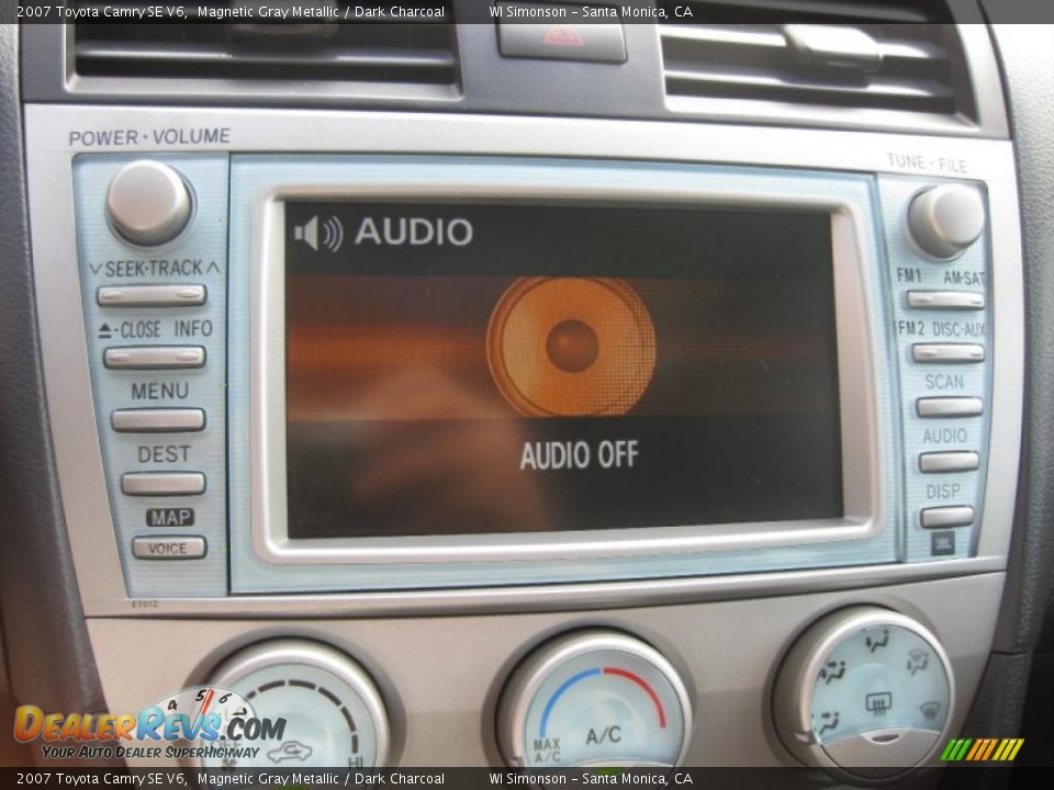 2007 Toyota Camry SE V6 Magnetic Gray Metallic / Dark Charcoal Photo #13