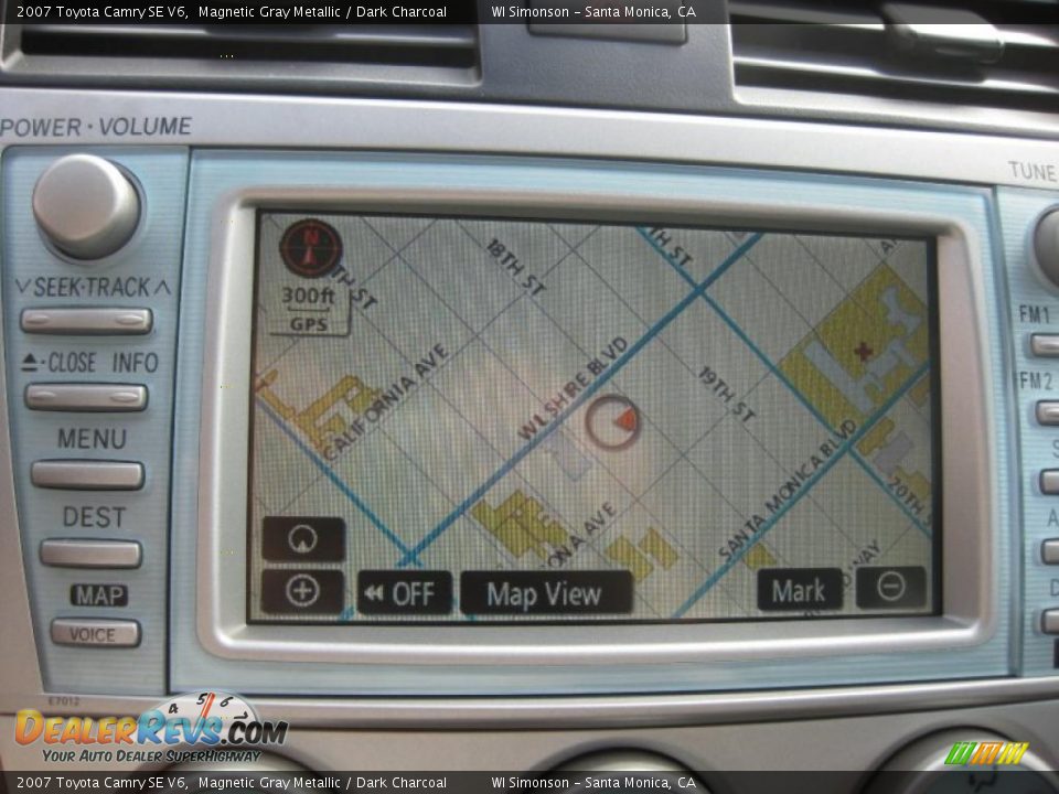 2007 Toyota Camry SE V6 Magnetic Gray Metallic / Dark Charcoal Photo #14