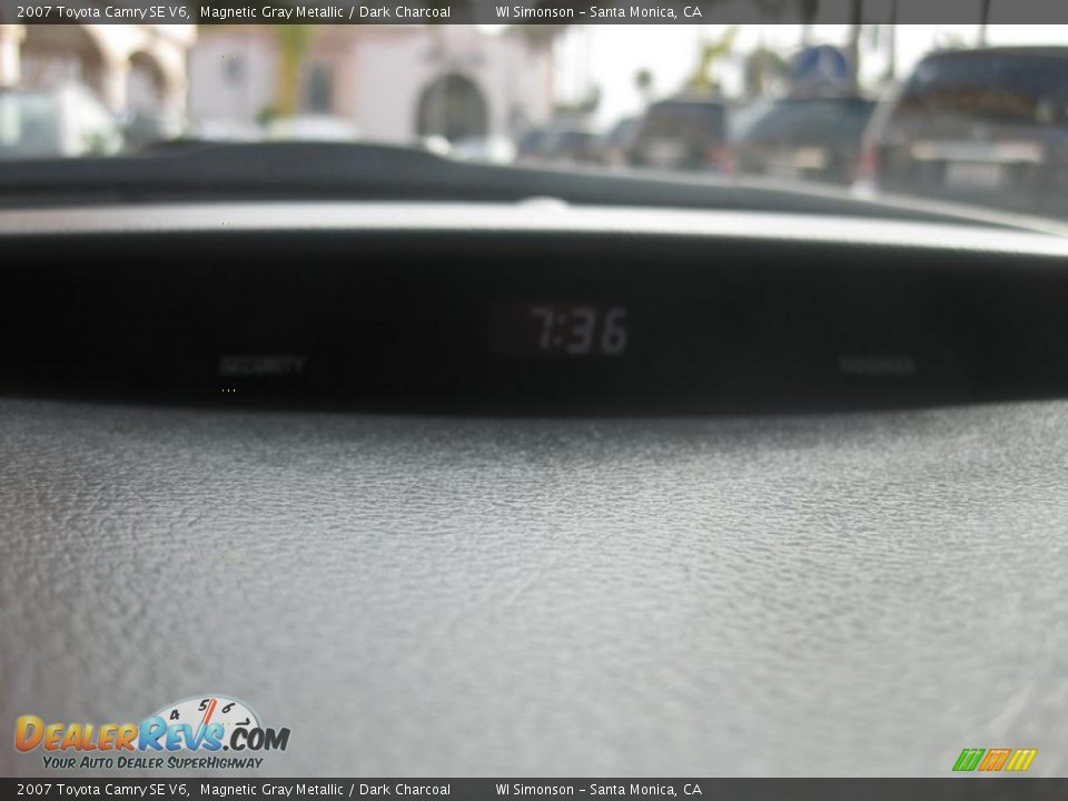2007 Toyota Camry SE V6 Magnetic Gray Metallic / Dark Charcoal Photo #15